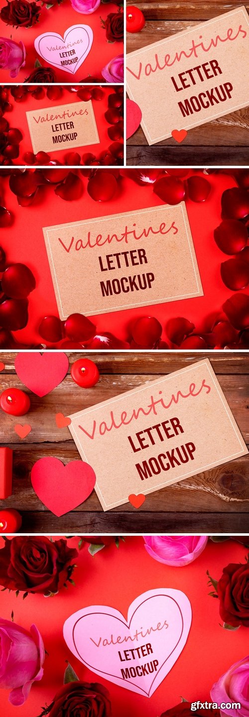 Valentine\'s Letter Mockup