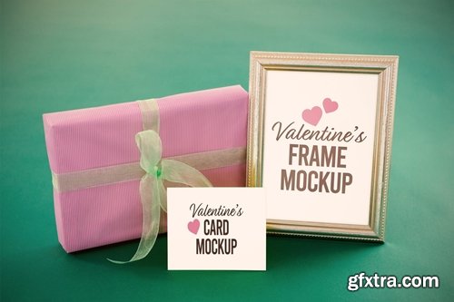 Valentine\'s Card Mockup