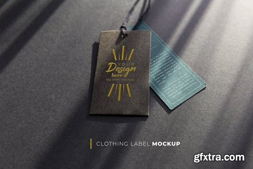 Clothing Label Tags Mockup
