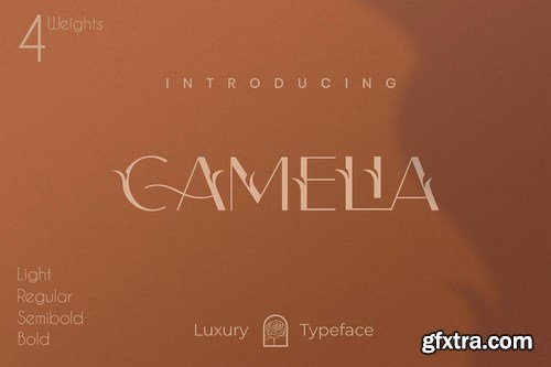 Camelia Sans - Unique Florist Typeface