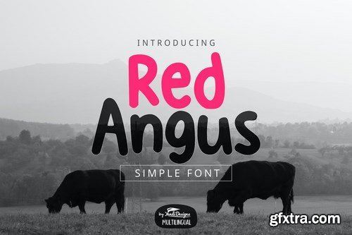 Red Angus Font