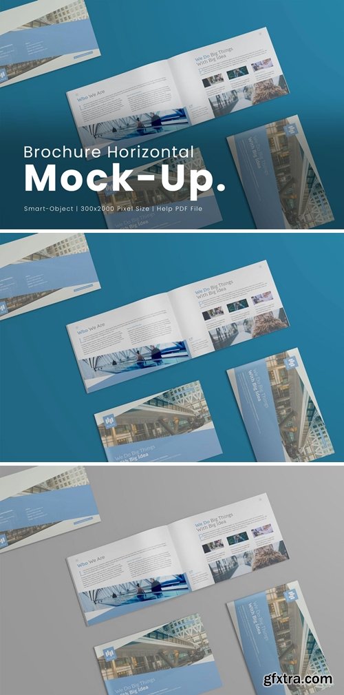 Brochure Horizontal Mockup