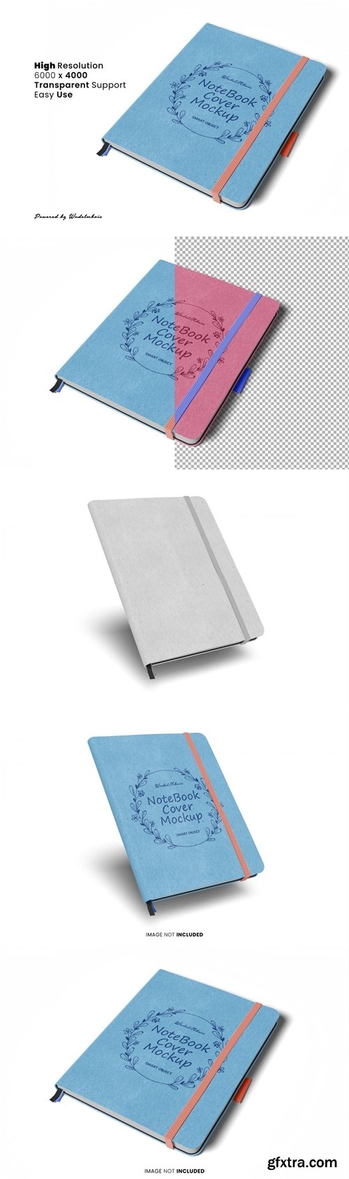 Notebook cover mockup