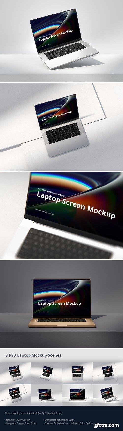 GraphicRiver - Laptop Pro Mockup Scenes 2021 35492678