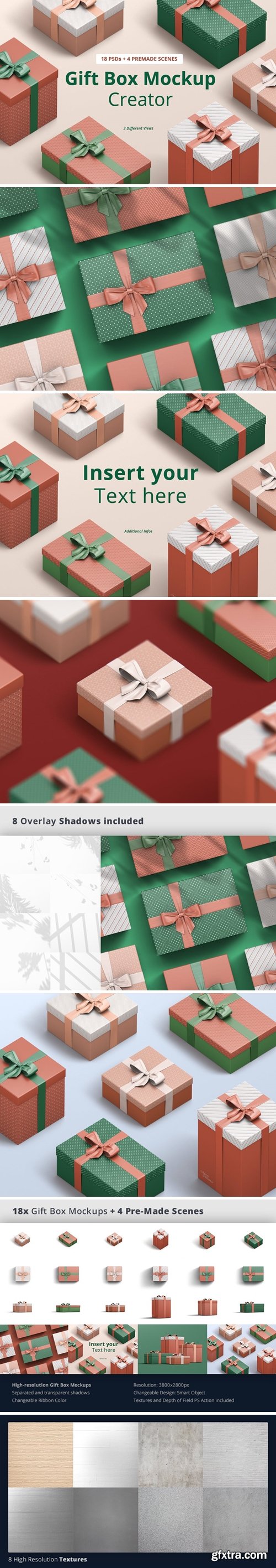 Graphicriver - Gift Box Mockup Creator 35462633 Graphicriver - Gift Box Mockup Creator 35462633