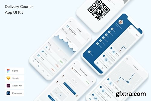 Delivery Courier App UI Kit