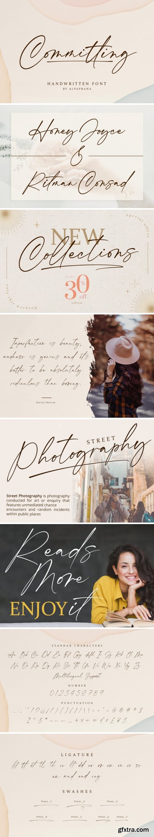 Committing Font