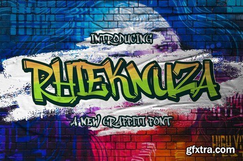 Rhieknuza - Graffiti Font 5232051