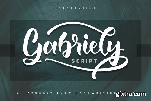 Gabrelly Handwriting Script Font