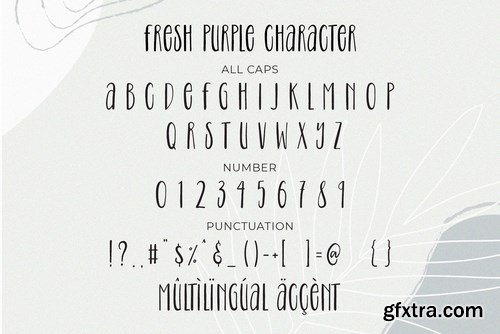 Fresh Purple - Handwritten Font