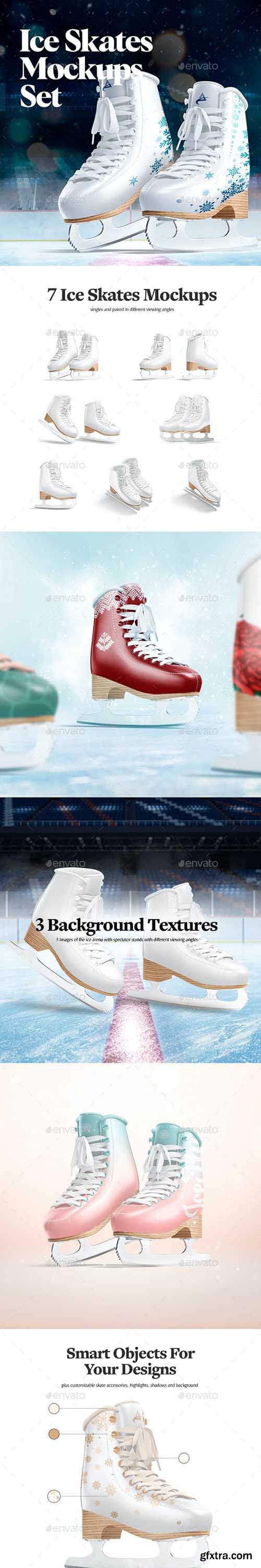 GraphicRiver - Ice Skates Mockups Set 34804259