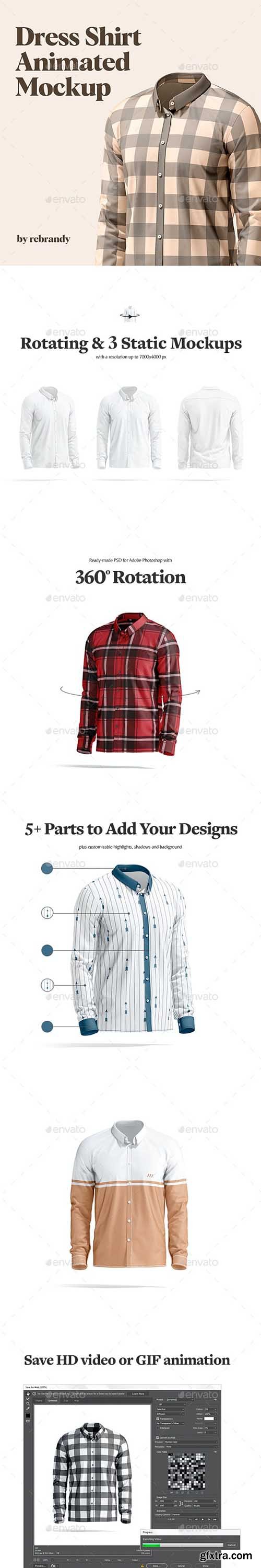 GraphicRiver - Dress Shirt Animated Mockup 35015848