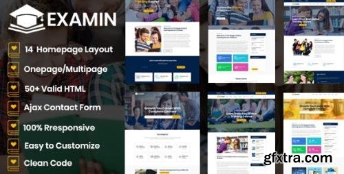 ThemeForest - Examin v1.5 - Education and LMS Template - 23026602