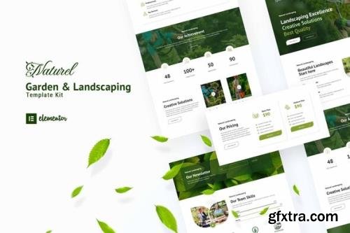 ThemeForest - Naturel v1.0.1 - Garden & Landscaping Elementor Template Kit - 35559072