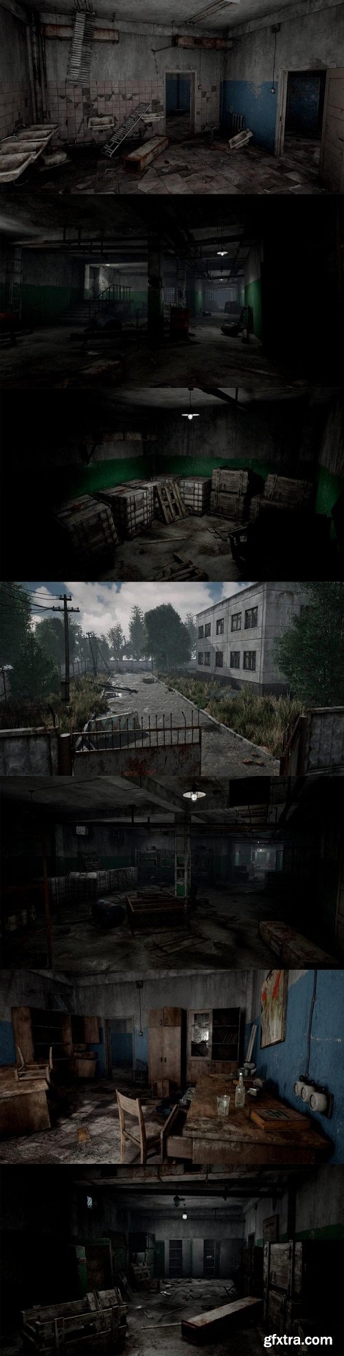 Unreal Engine – Modular Abandoned Building
