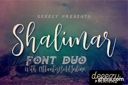 Shalimar Font Duo Font Family - 3 Fonts