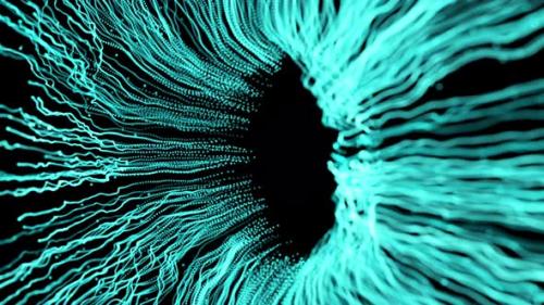 Videohive - Turquoise Teal Supernova Tech Particle Explosion HUD - 35603381 - 35603381