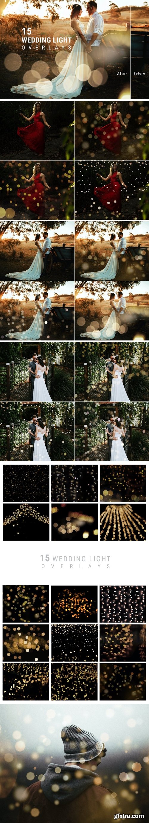 15 Wedding Light Overlays