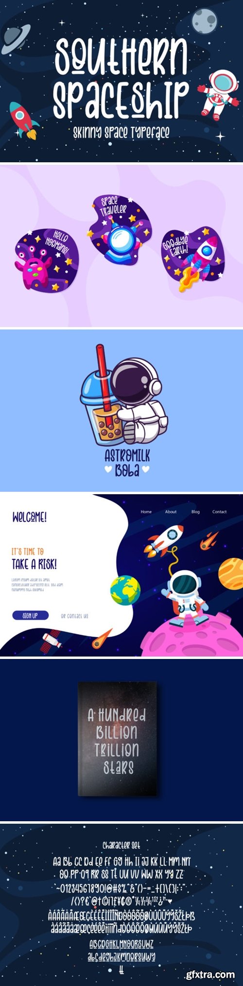 Southern Spaceship Font