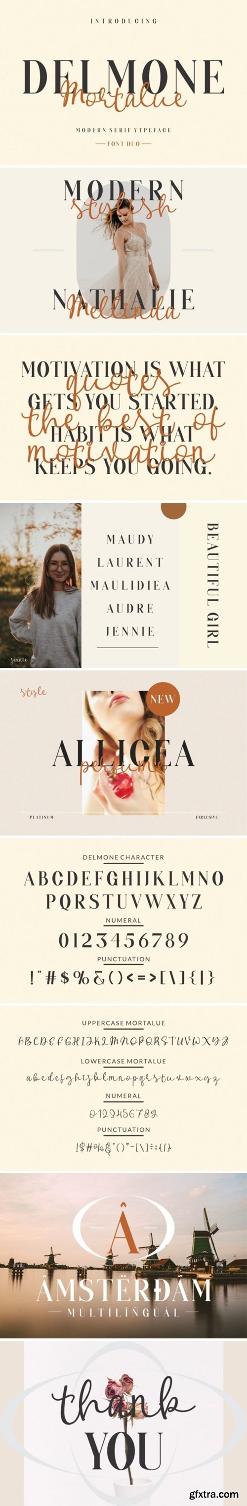 Delmone & Mortalue Font