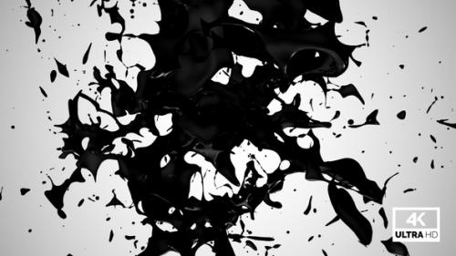 Videohive - Abstract Black Ink Splash V5 - 35564010 - 35564010