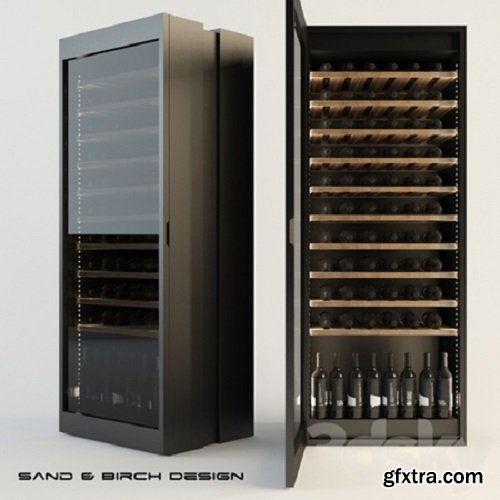 Sand birch HT LUX winecellar