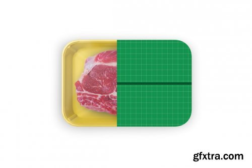 Plastic Tray With Beef Meat 5005167