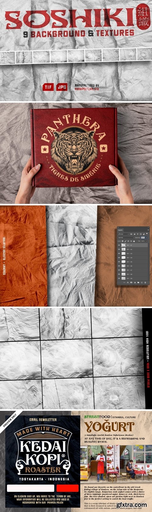 Tissue Background Textures