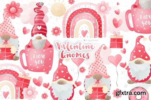 Valentine Gnomes design