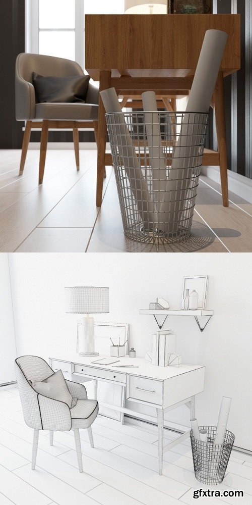 West Elm Mid-Century Desk