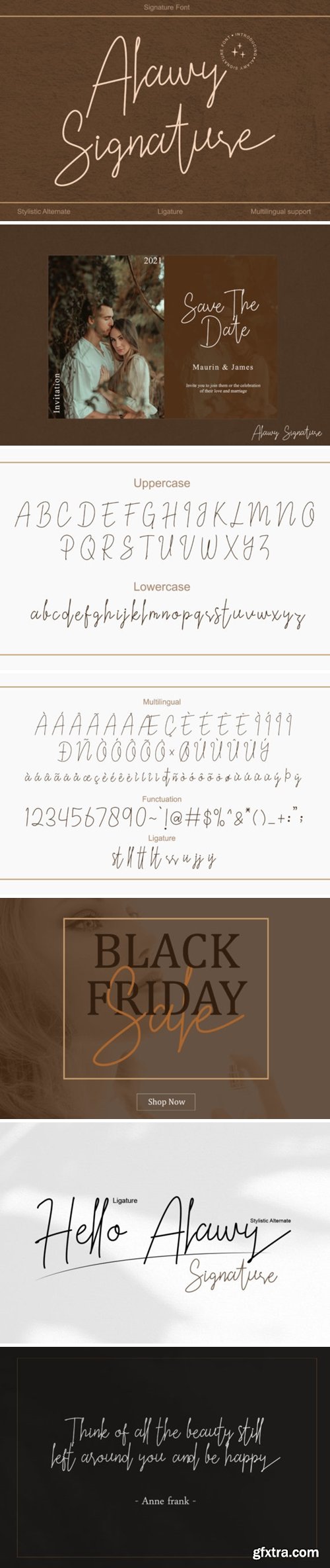 Alawy Signature Font