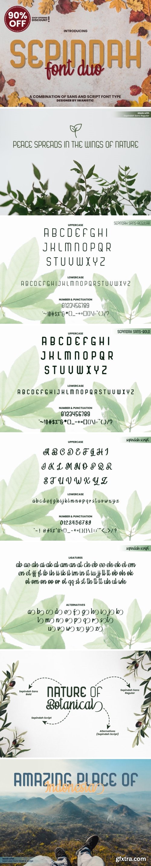 Sepindah Duo Font