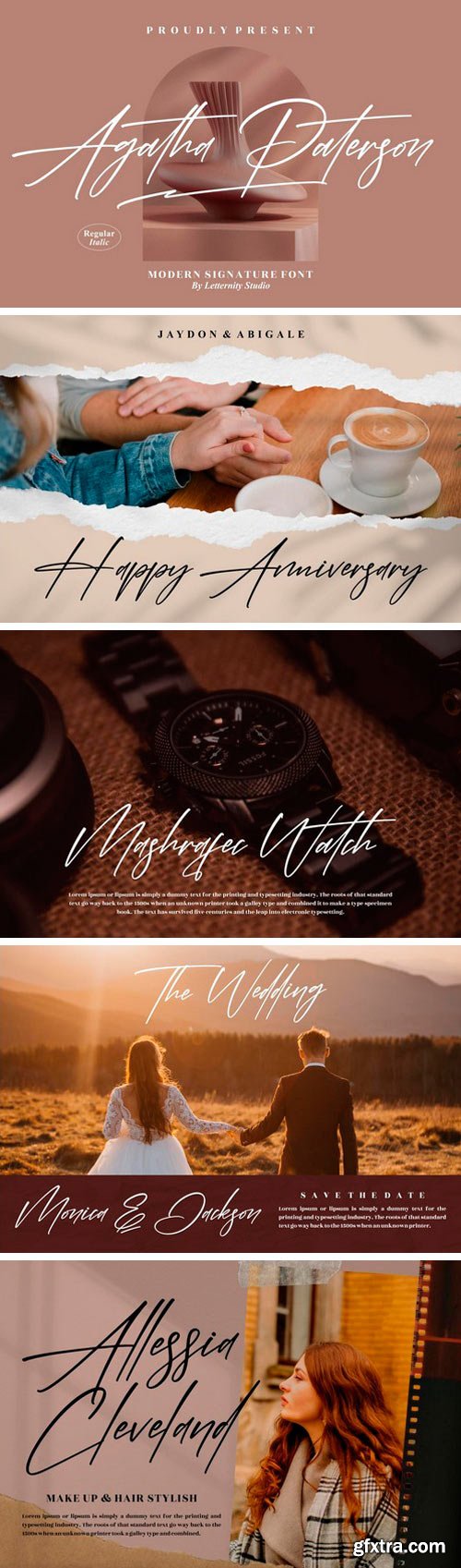 Agatha Paterson – Modern Signature Font