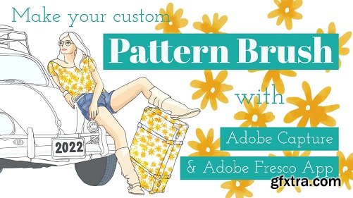 Make your custom Pattern Brush, with Adobe Capture and Adobe Fresco App