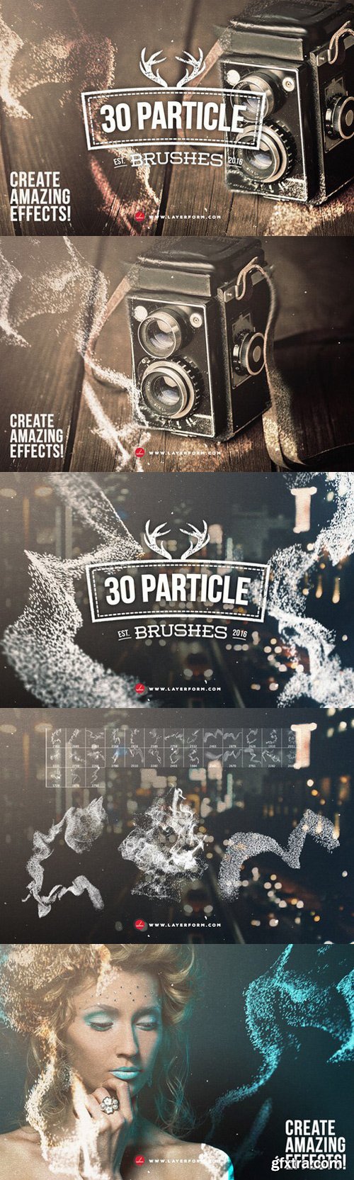 30 Particle Brushes