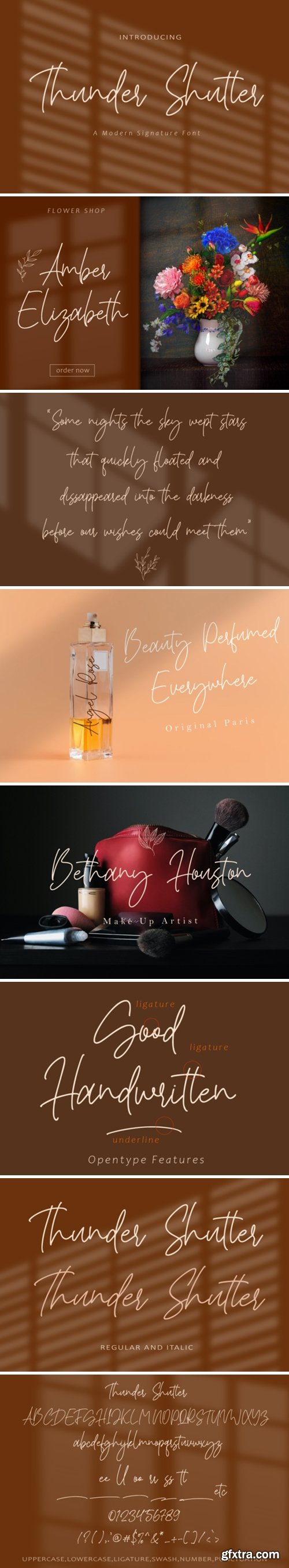 Thunder Shutter Font