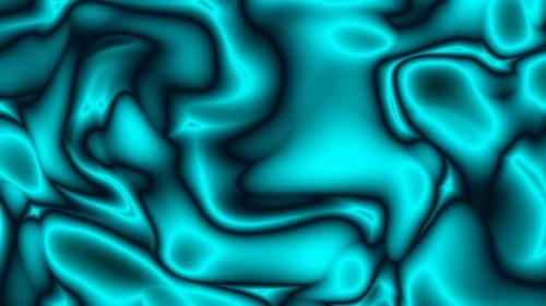 Videohive - Abstract Cyan Color Smooth Liquid Motion Background - 35812260 - 35812260