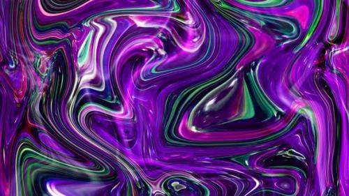 Videohive - Abstract Purple Red Green Color Marble Liquid Animated Background - 35812261 - 35812261