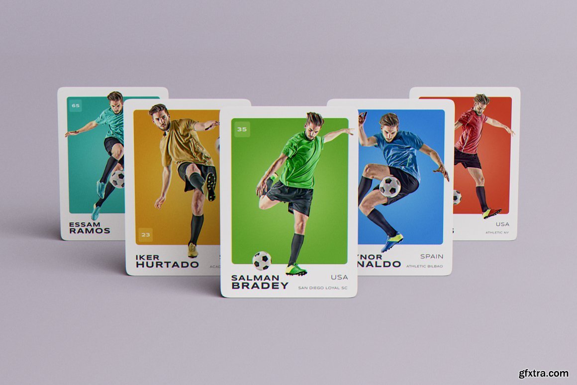 CreativeMarket Trading Cards MockUp 6890848 » GFxtra