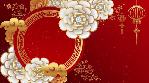 Videohive - Chinese Theme Background With Glitter - 35809470 - 35809470