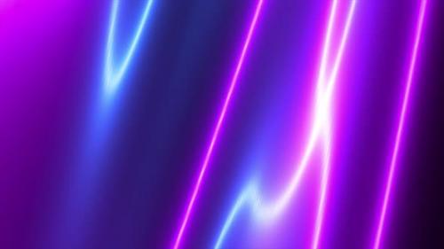 Videohive - Abstract Colorful Neon Light Background 4K - 35811054 - 35811054