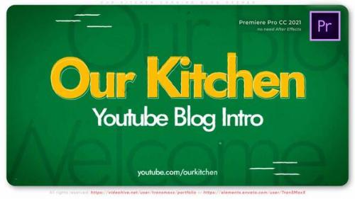 Videohive - Our Kitchen. Cooking Blog Opener - 35904154 - 35904154