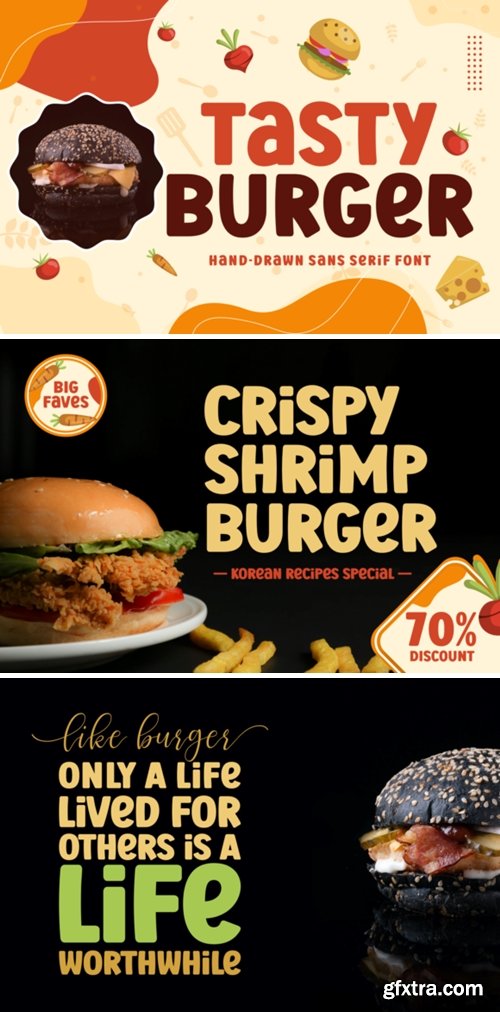 Tasty Burger Font