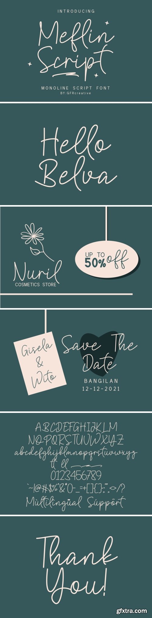 Meflin Script Font