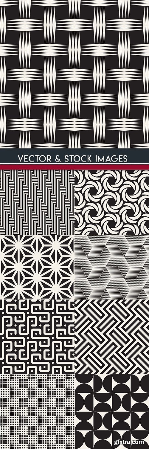 Modern abstract geometry seamless pattern design 29