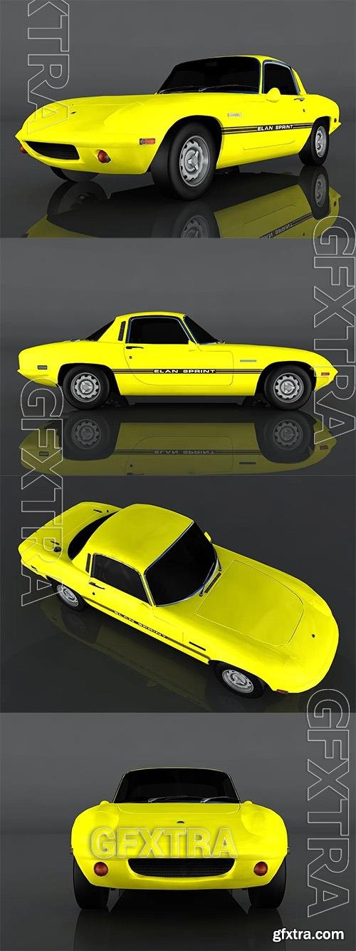 Lotus Elan Sprint 3D Model o93249