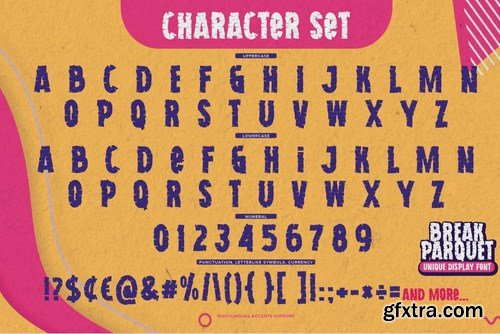 Break Parquet - Unique Display Font