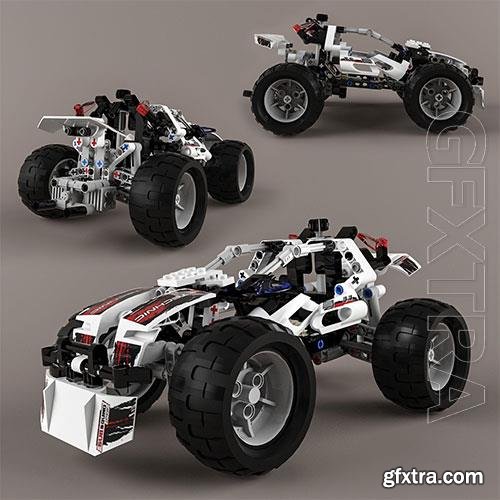 3D model of quad-bike alternative model