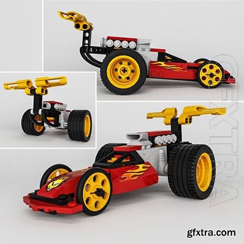 3D model of toy Action Wheelie 49