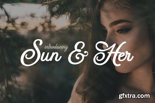 Sun &amp; Her Font (Rough Version) 2483192